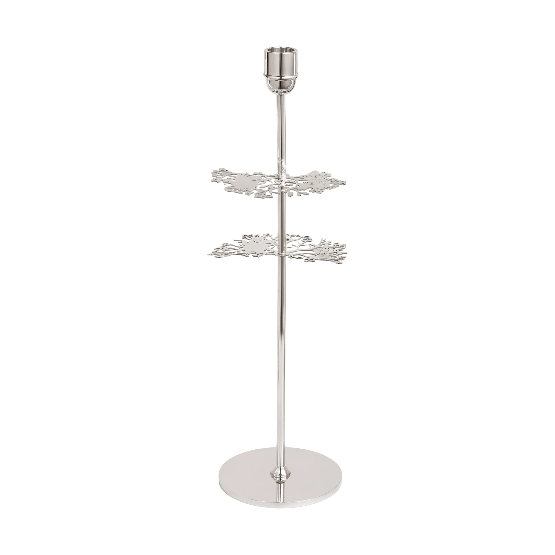 Hilke X Mumitrold No.2 lysestage, Forniklet messing Hilke Collection