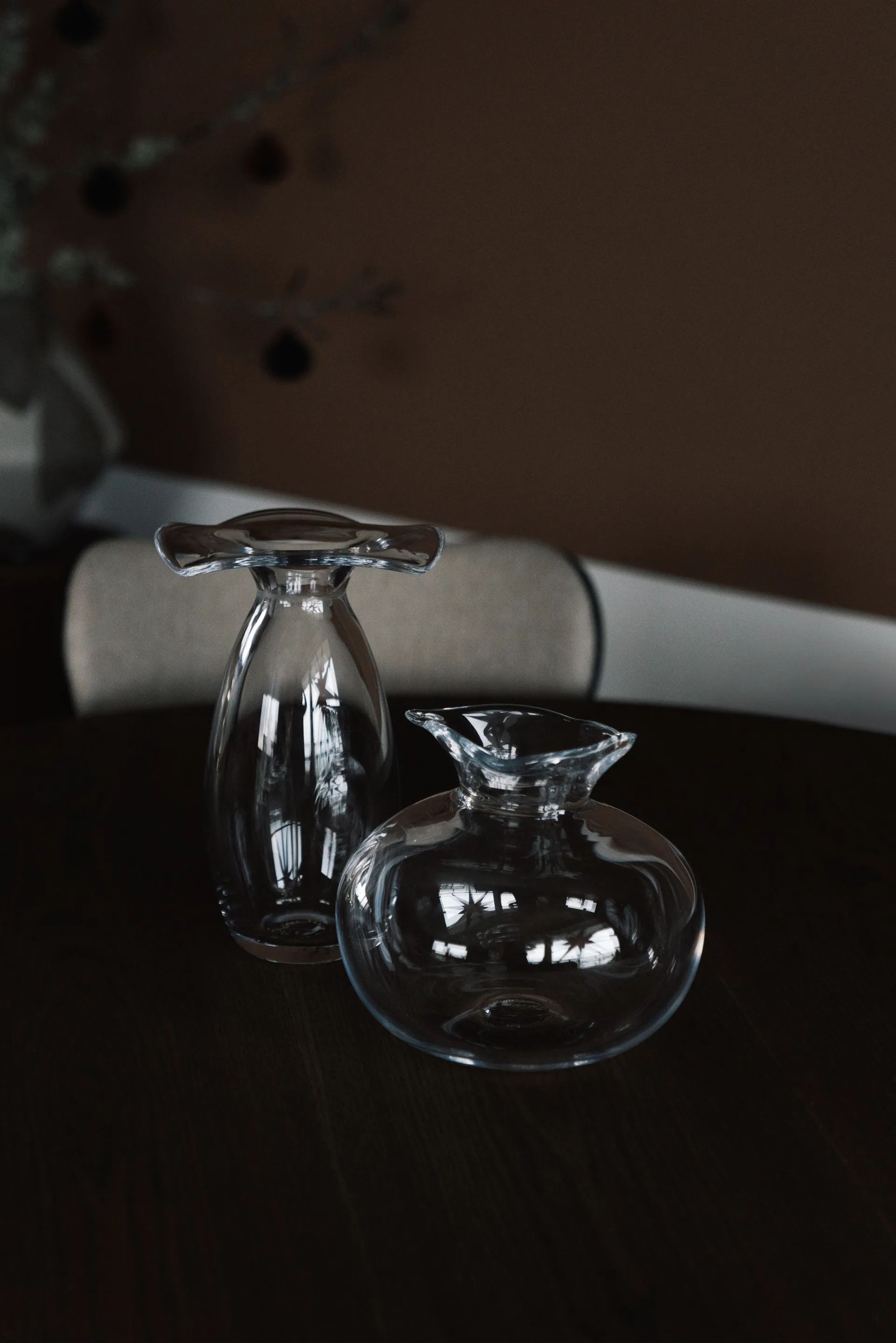 Hilke X Skruf Perla vase, Klar Hilke Collection