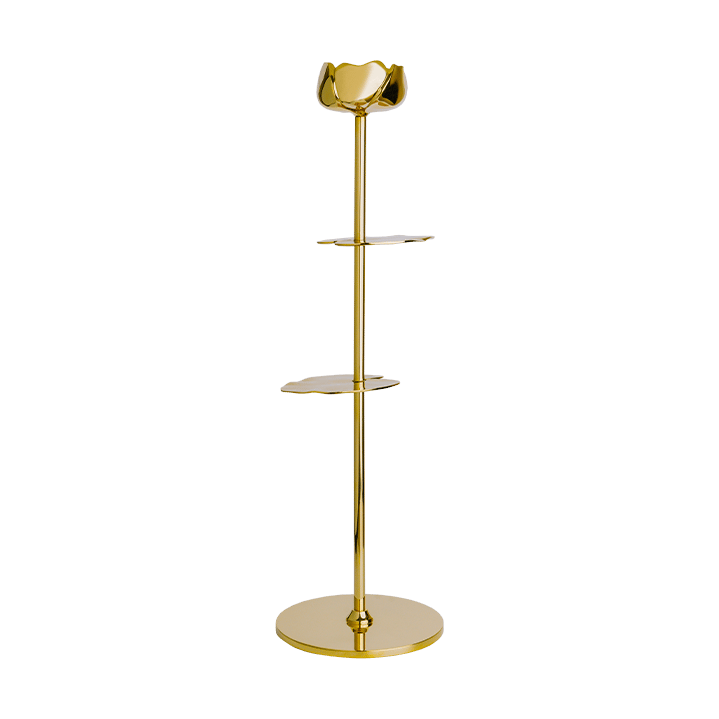 Ninfea Alta lysestage 30 cm, Messing Hilke Collection