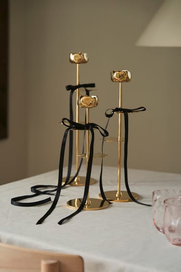 Ninfea Alta lysestage 30 cm - Messing - Hilke Collection