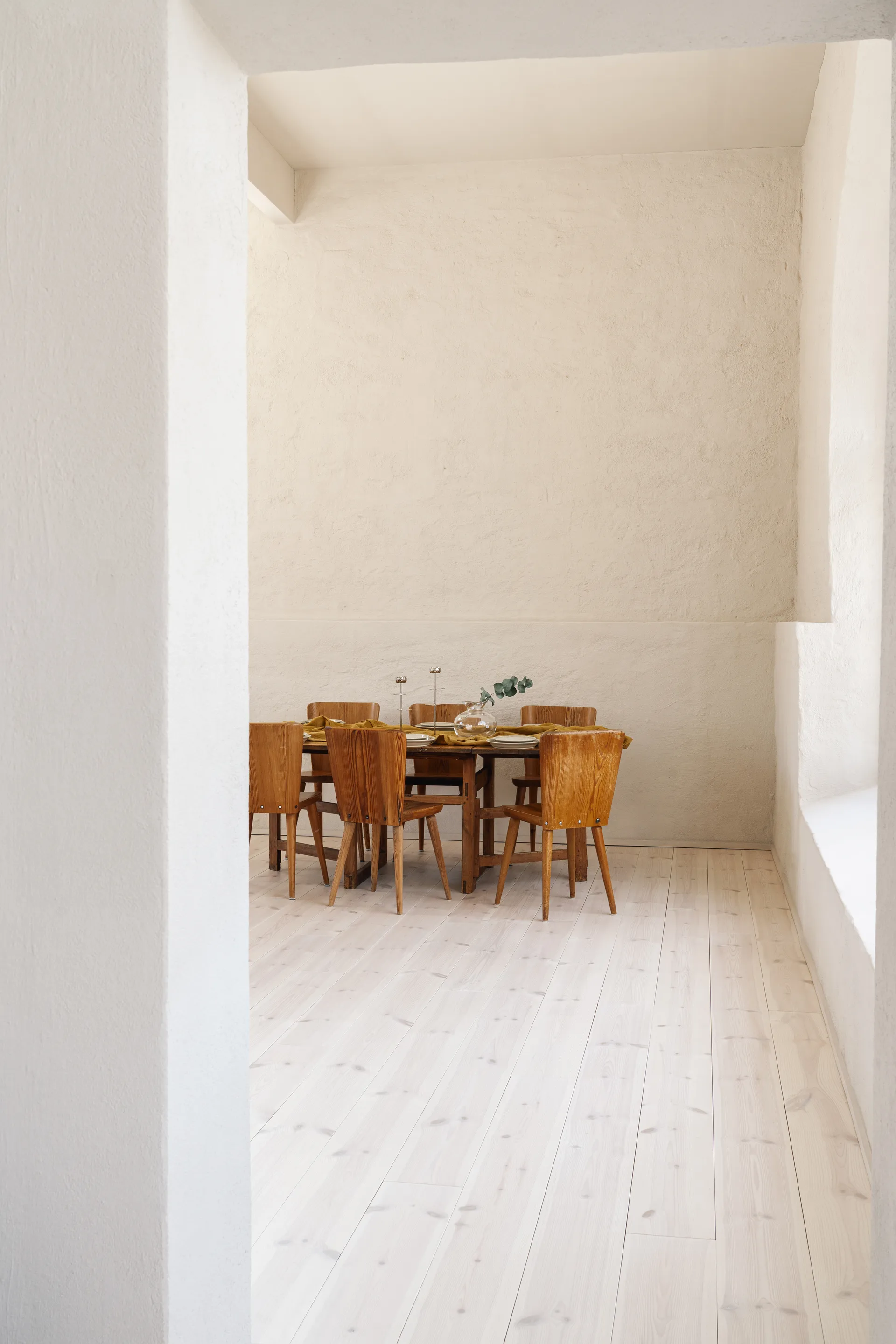 Ninfea Alta lysestage 40 cm, Forkromet messing Hilke Collection