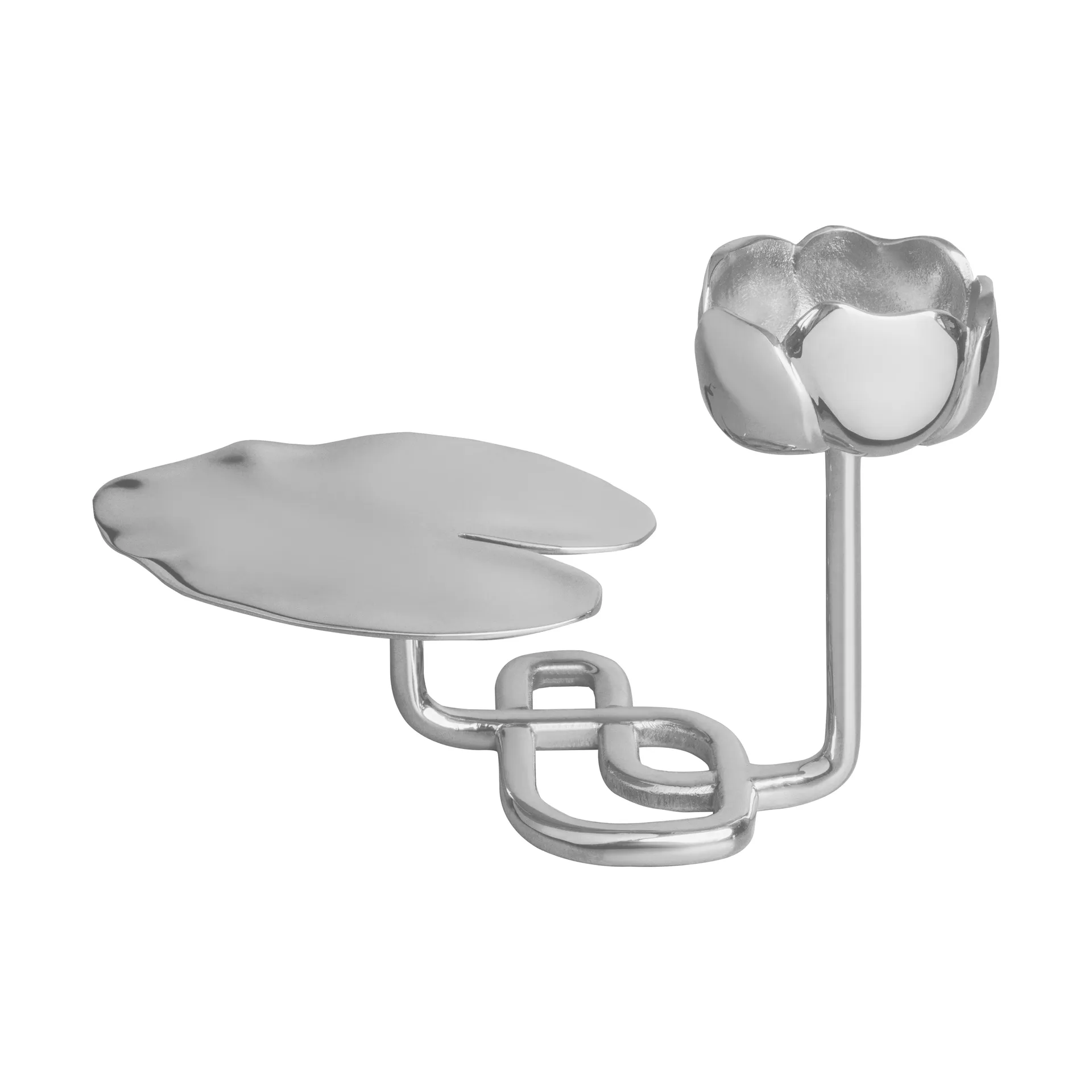 Ninfea No.1 lysestage, Forkromet messing Hilke Collection