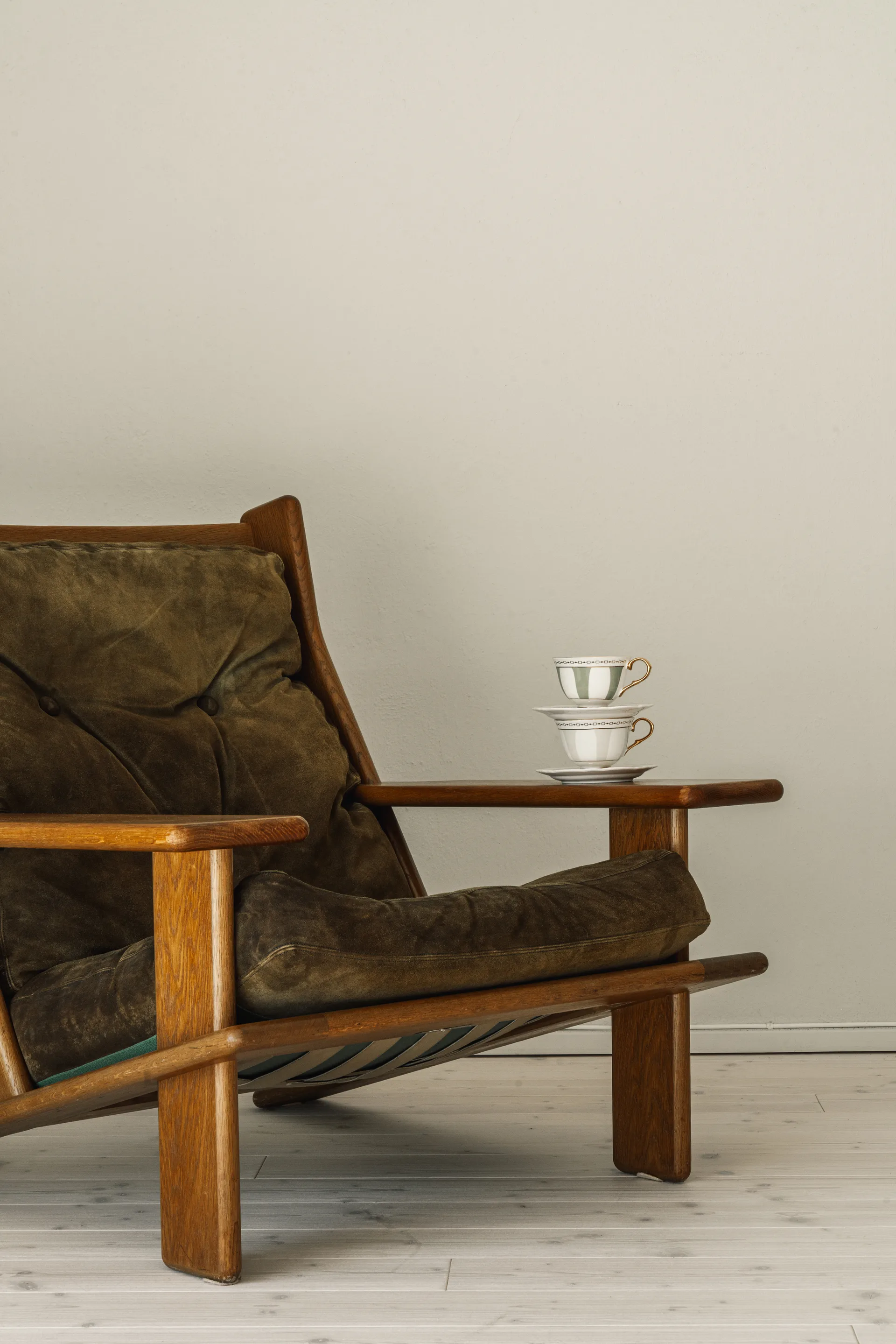 Strisce Salvia kop med underkop, 22 cl Hilke Collection