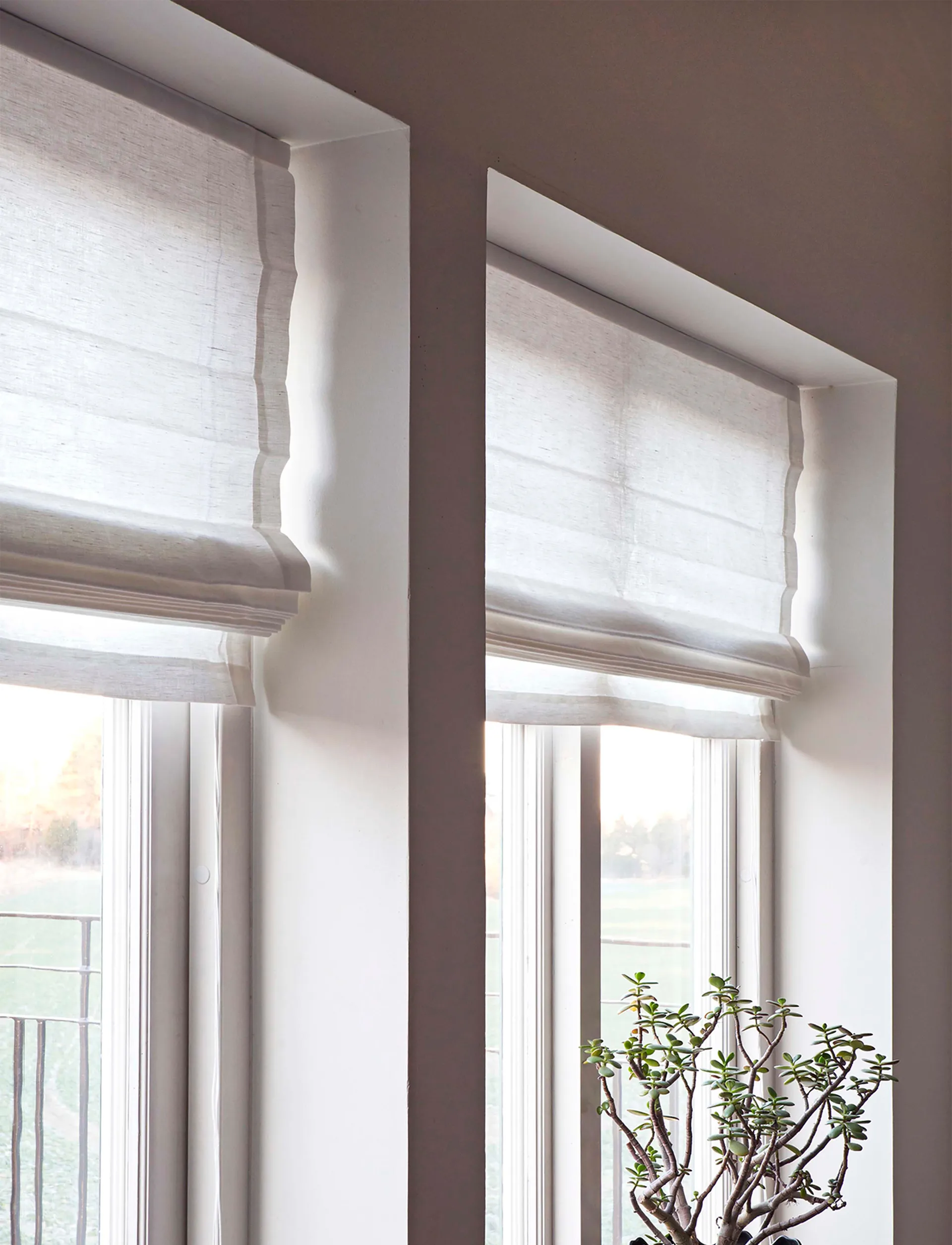 Ebba rullegardin 140x180 cm, Hvid Himla