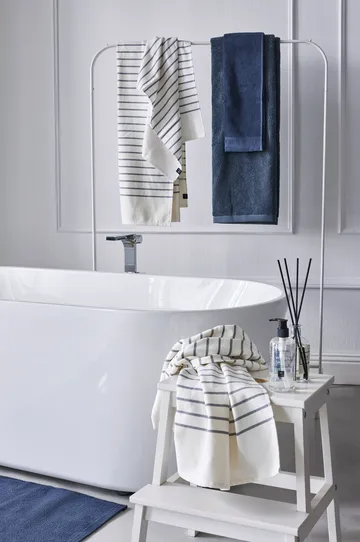 Habit håndklæde indigo - 30x50 cm - Himla