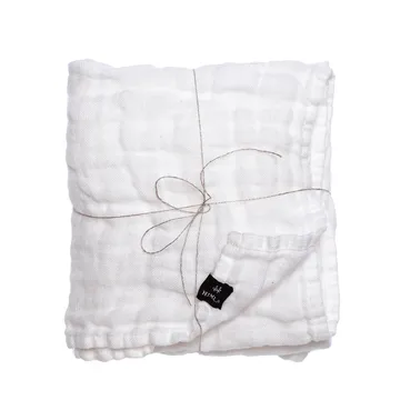 Hannelin babytæppe 60x110 cm - White/White - Himla