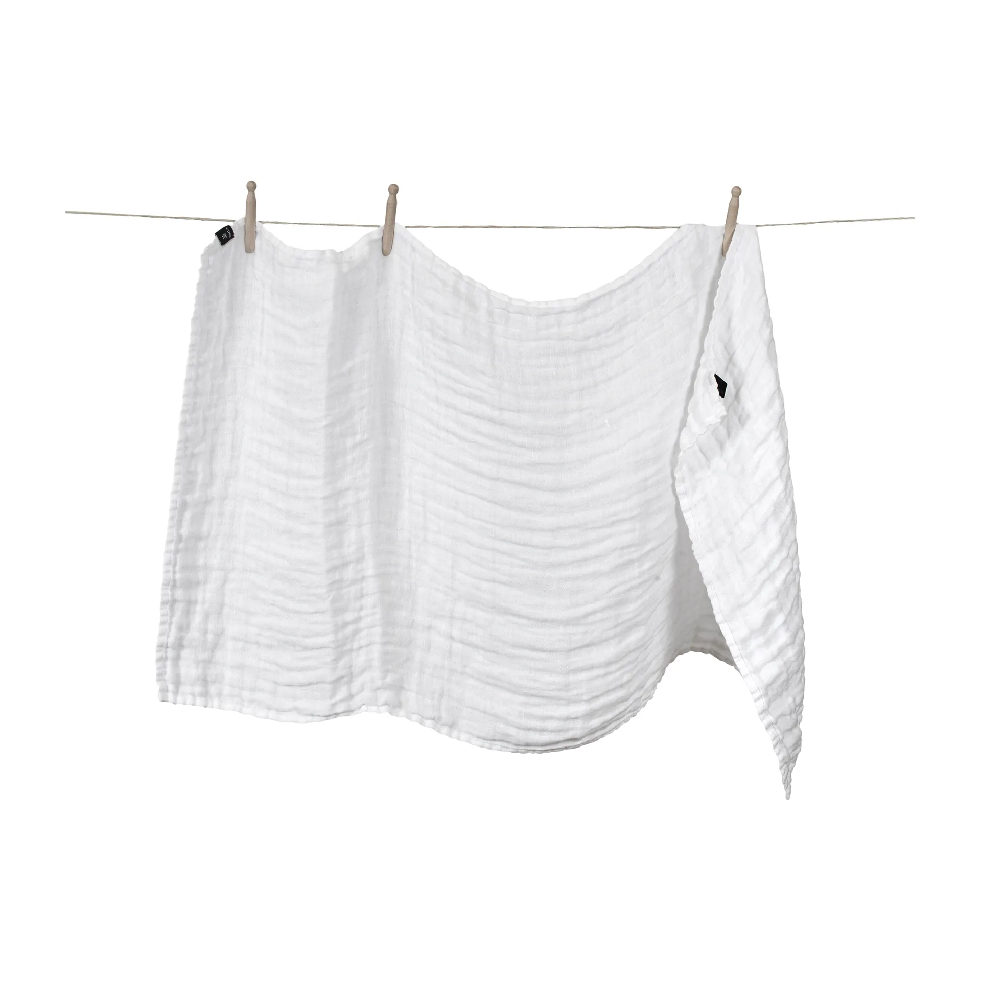 Hannelin babytæppe 60x110 cm, White/White Himla