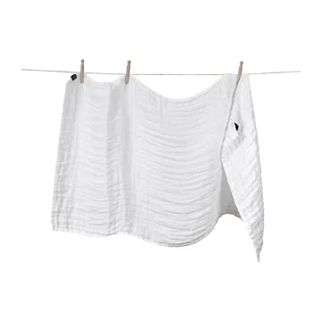 Hannelin babytæppe 60x110 cm - White/White - Himla