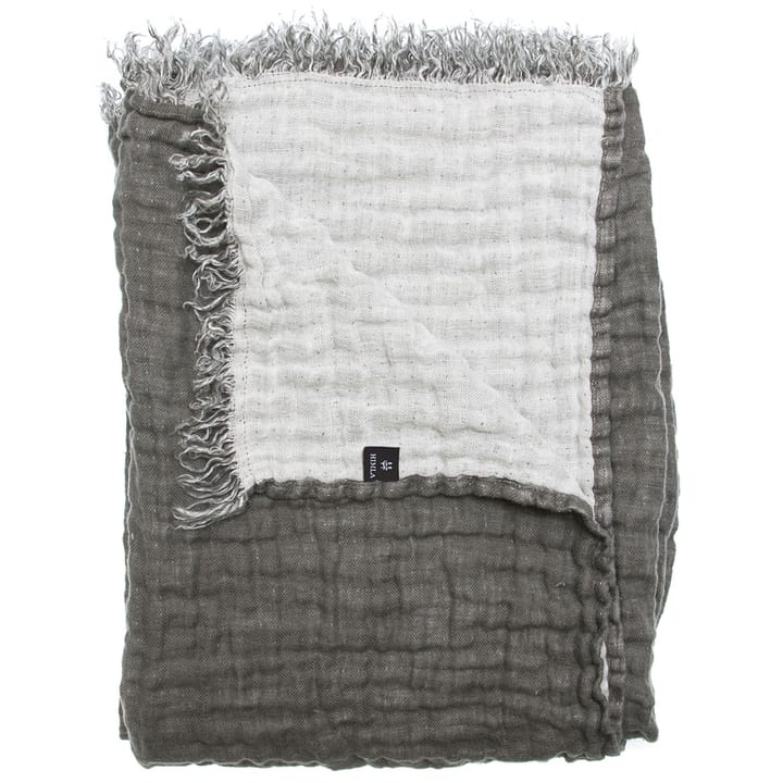 Hannelin plaid 130x170 cm - Charcoal/White - Himla