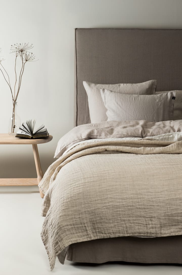 Hannelin sengetæppe beige/hvid, 160x260 cm Himla