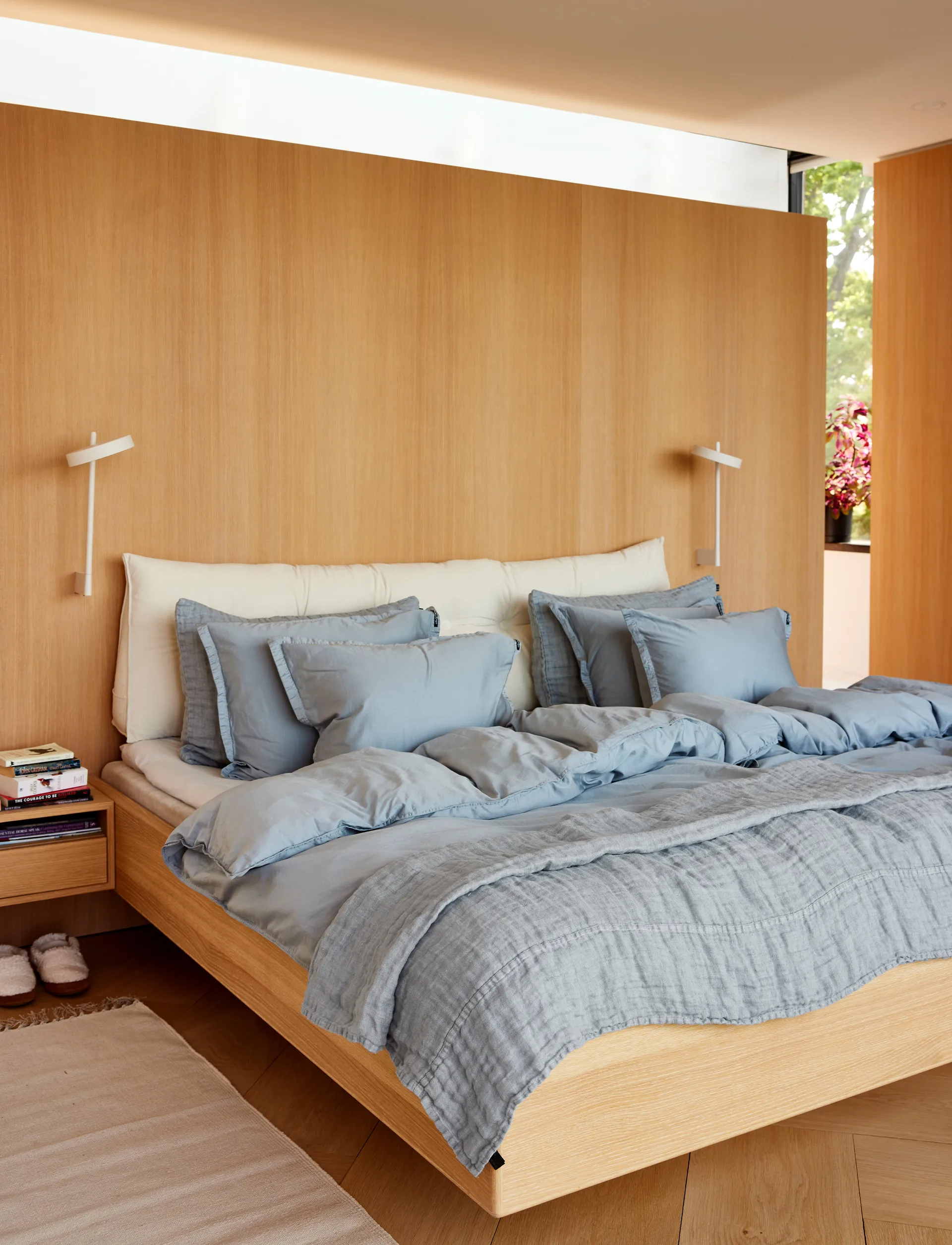 Hannelin Sengetæppe, Cloudy sky, 260x260 cm Himla