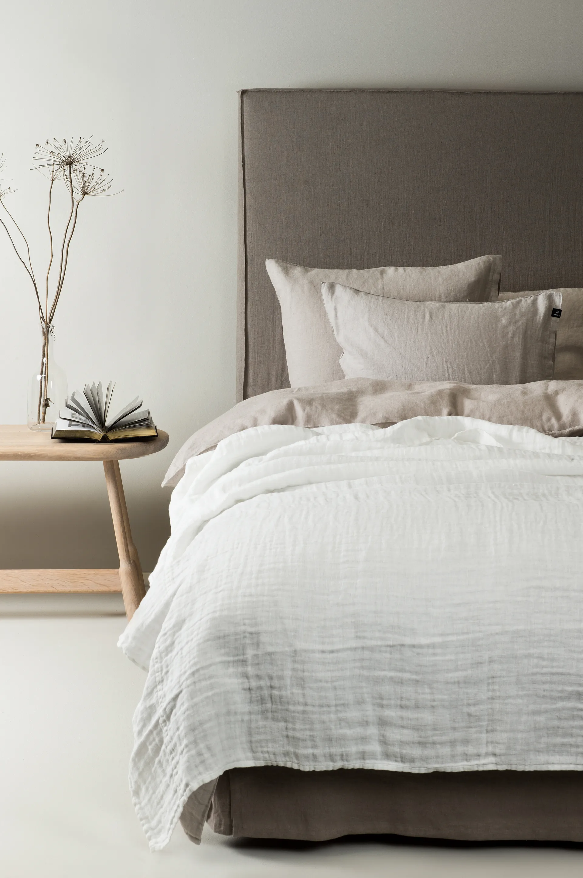 Hannelin sengetæppe hvid, 160x260 cm Himla