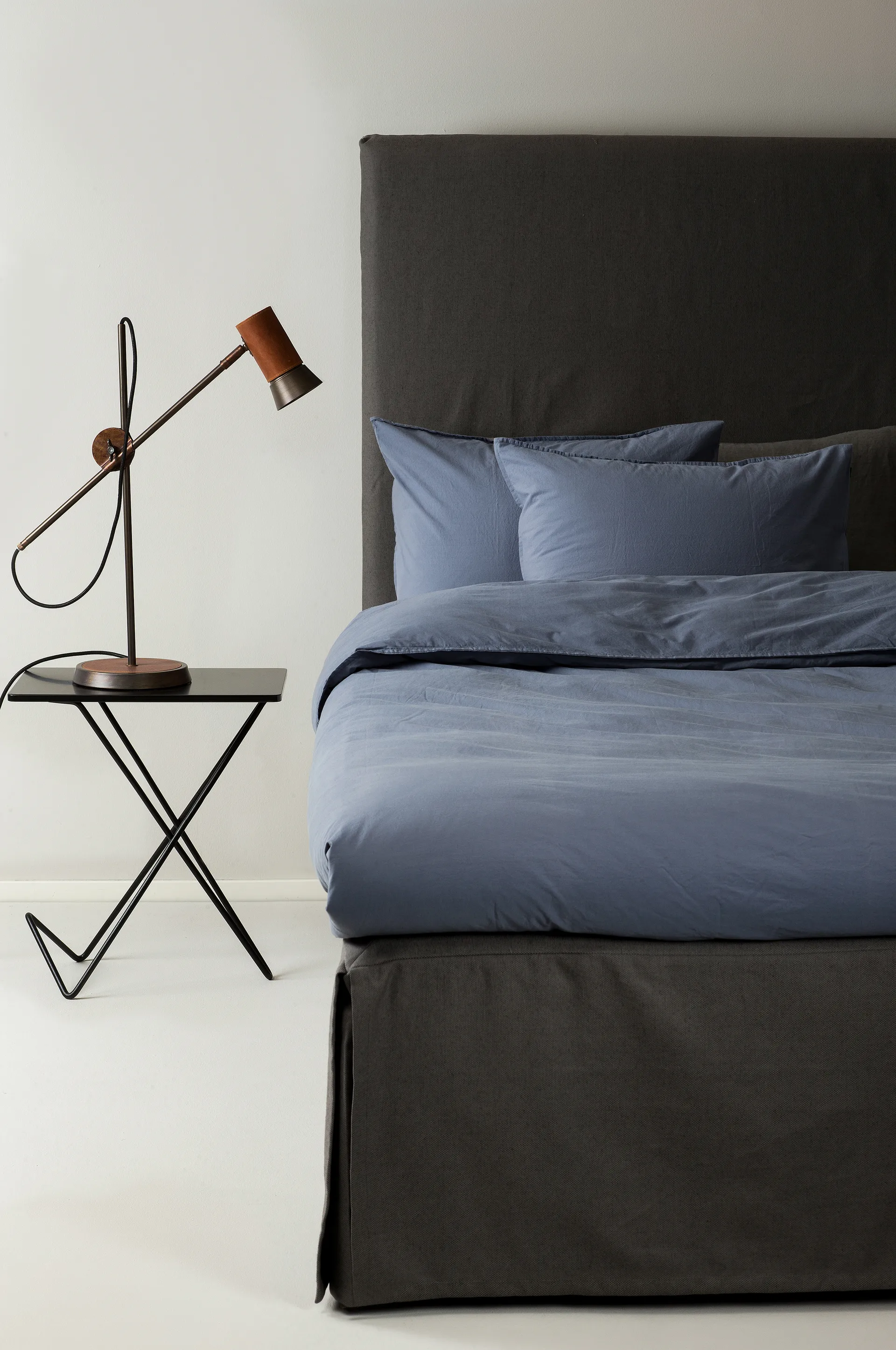 Hope plain økologisk dynebetræk silence (mørkeblå), 150 x 210 cm Himla