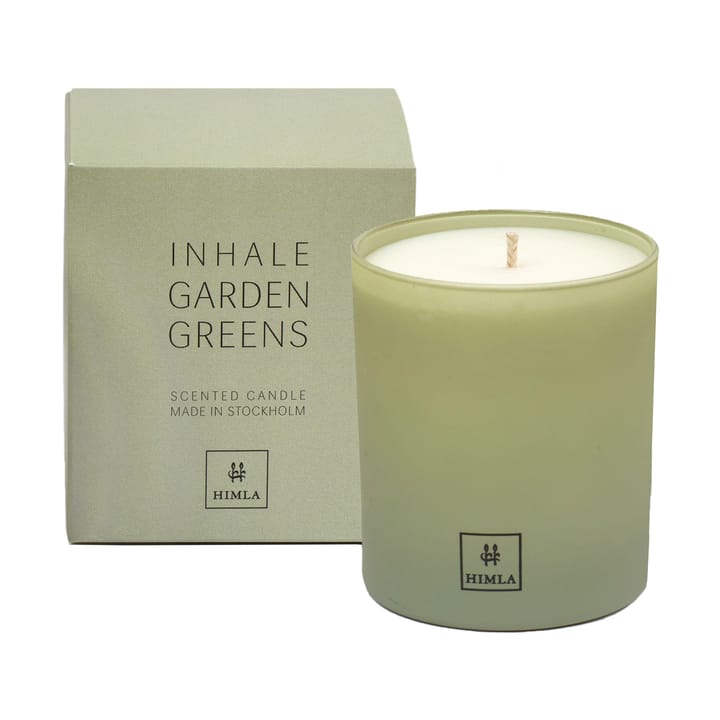 Inhale duftlys 230 g - Garden greens - Himla