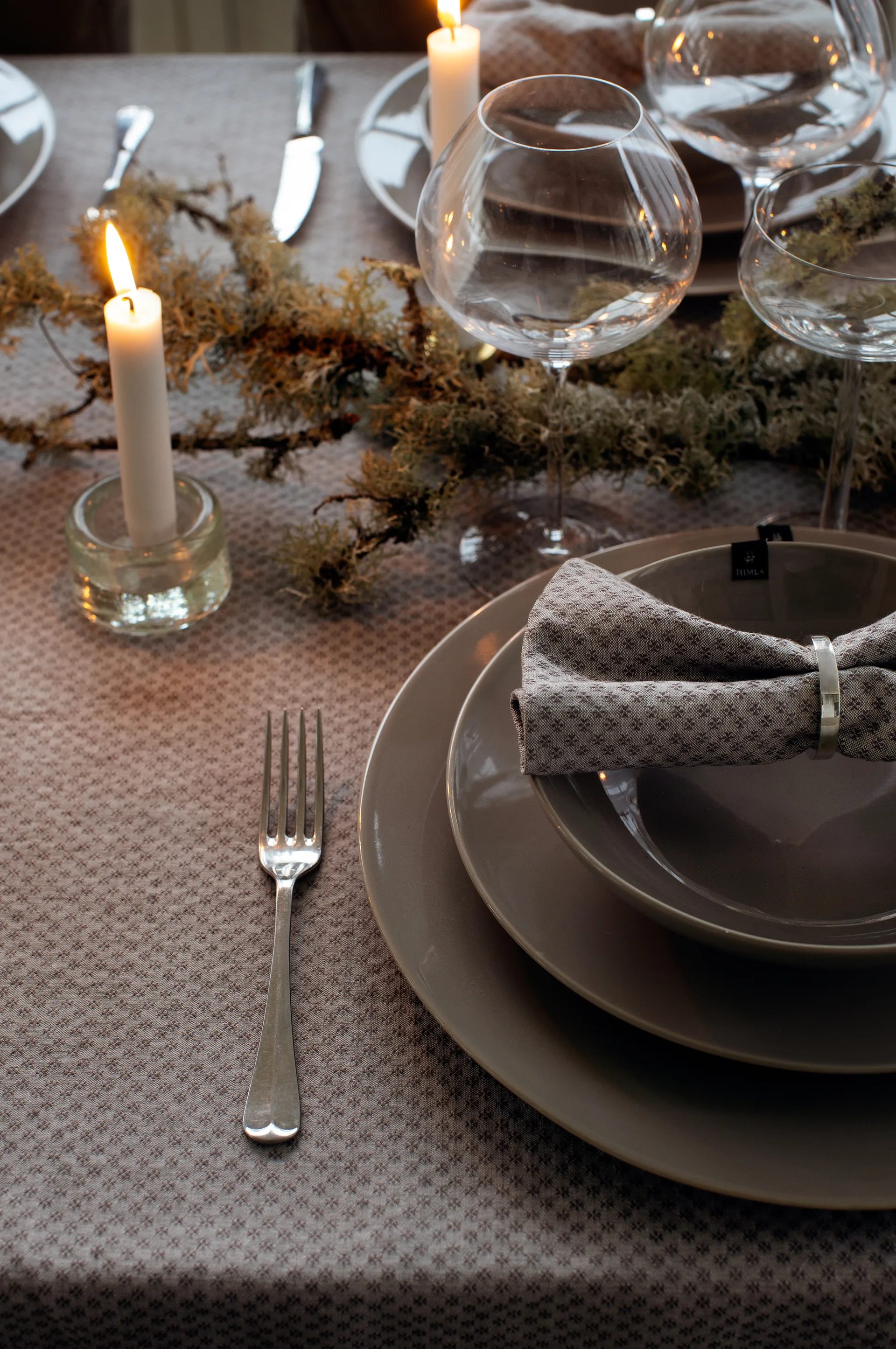 Julia dug 145x250 cm, Pewter (grå) Himla