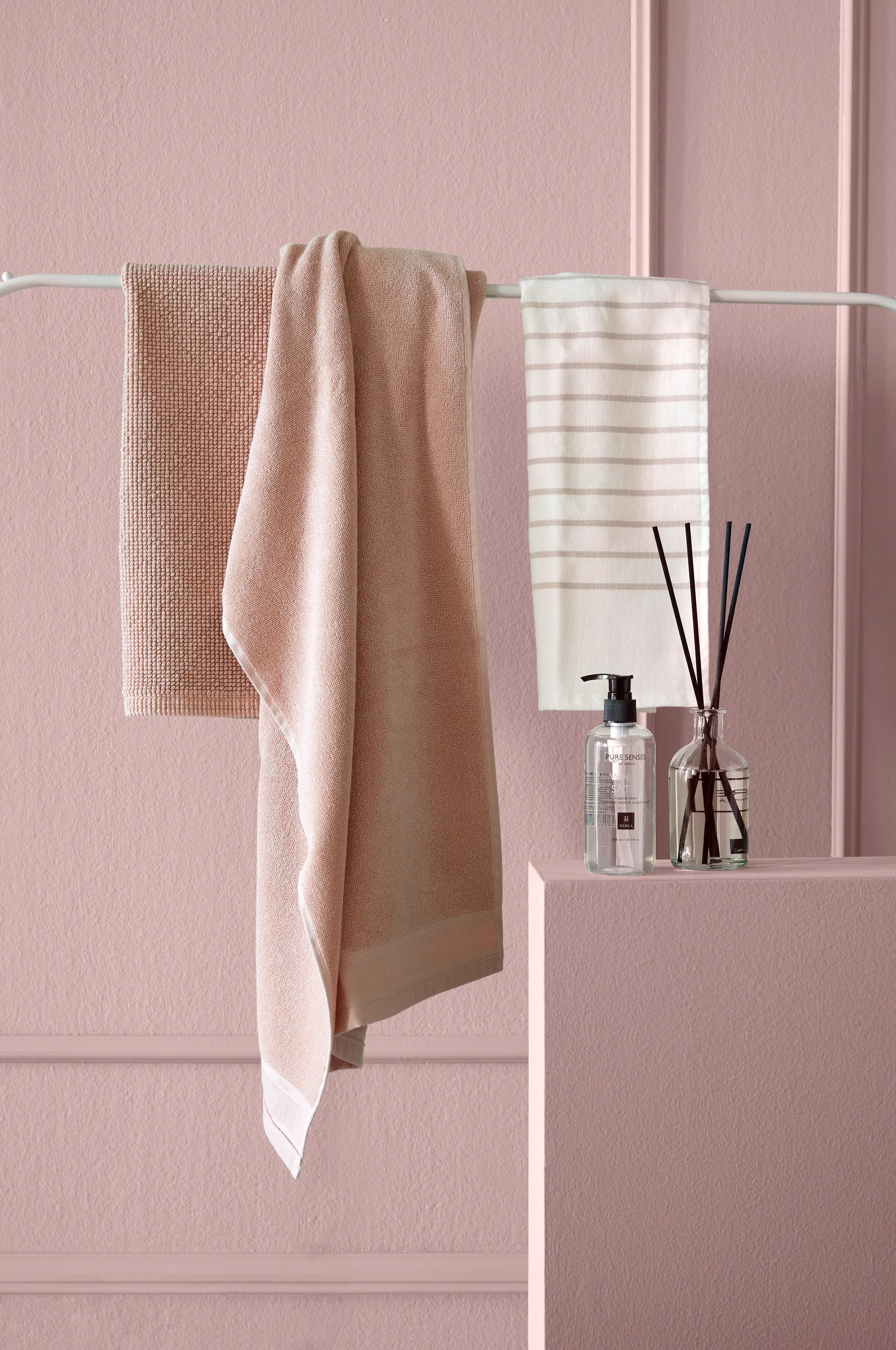 Lina håndklæde 50x70 cm, Powder Himla