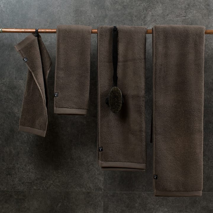 Maxime håndklæde brownie - 70x140 cm - Himla