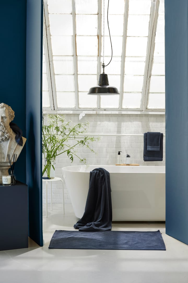 Maxime økologisk håndklæde blue shadow - 50x70 cm - Himla