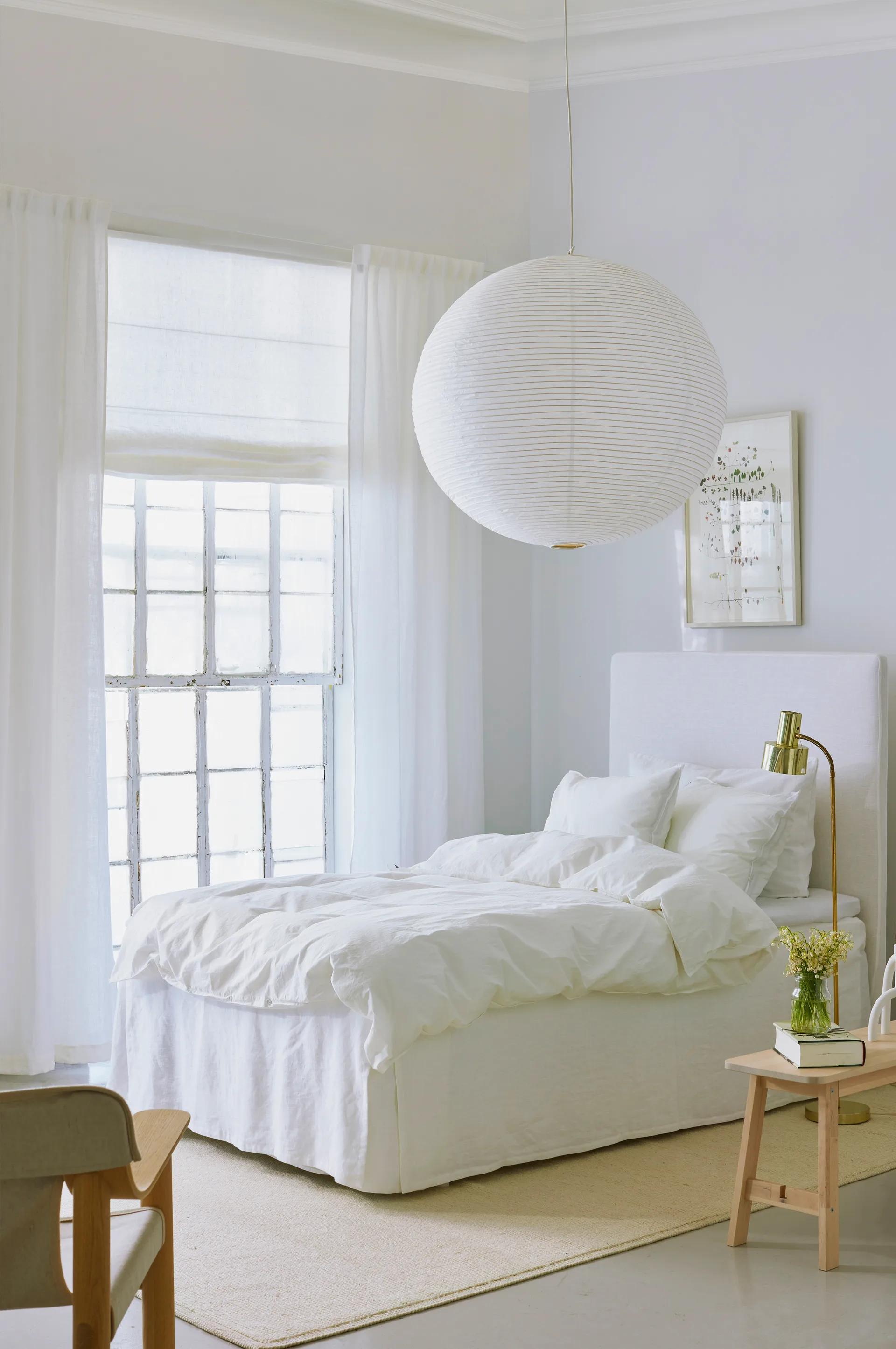 Miramar rullegardin 160x180 cm, White Himla