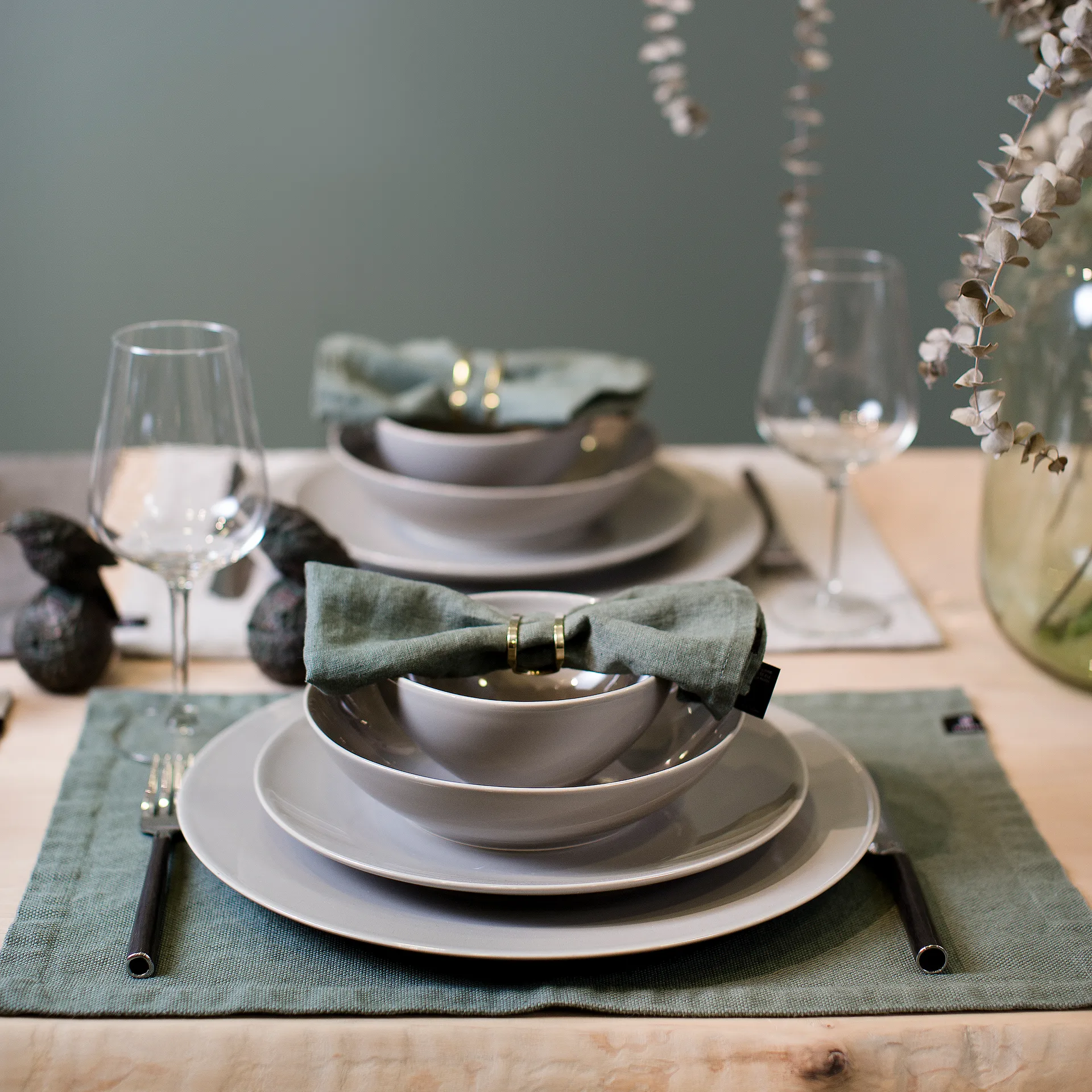 Oslo servietring 4-pak, Messing Himla