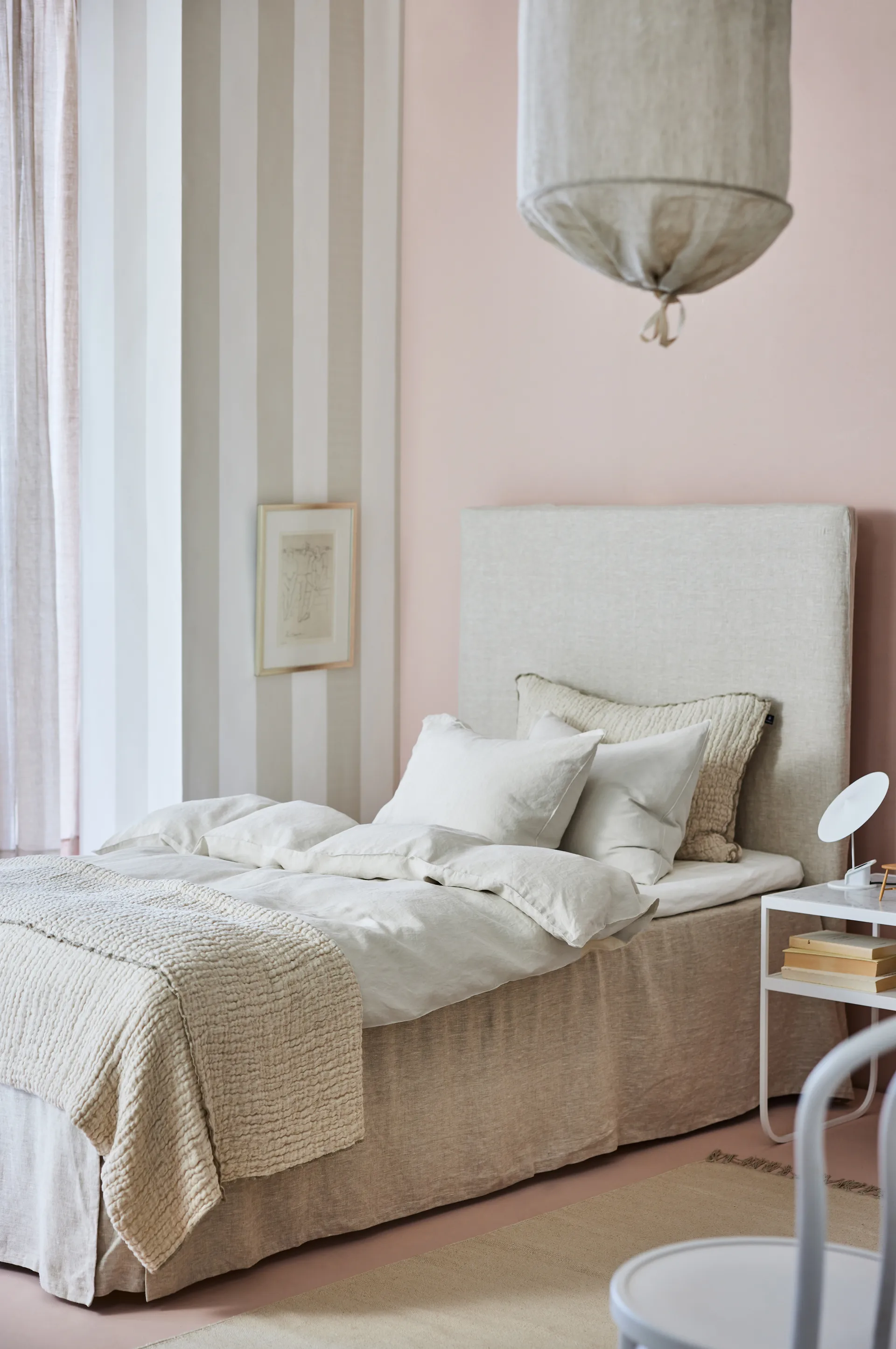 Pauline sengetæppe 160x260 cm, Oatmeal Himla