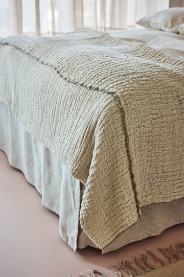 Pauline sengetæppe 260x260 cm - Oatmeal - Himla