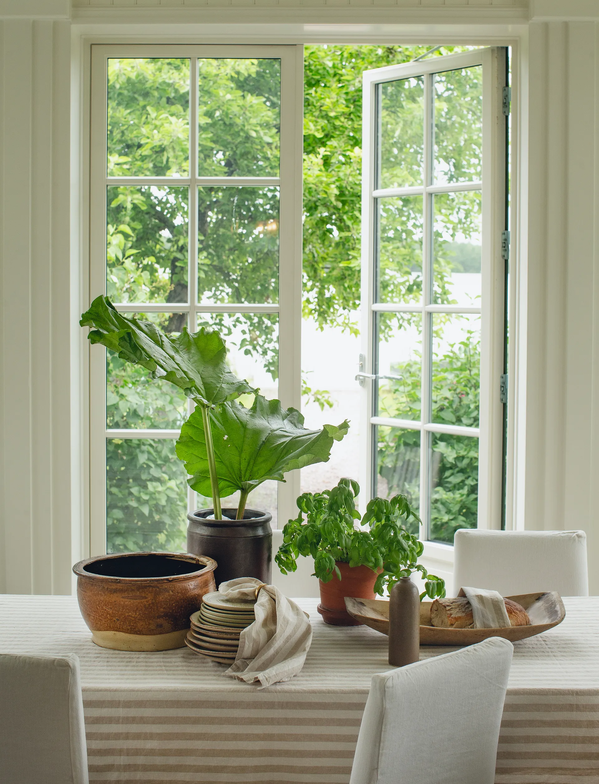 Riviera borddug 145x330 cm, Sand Himla