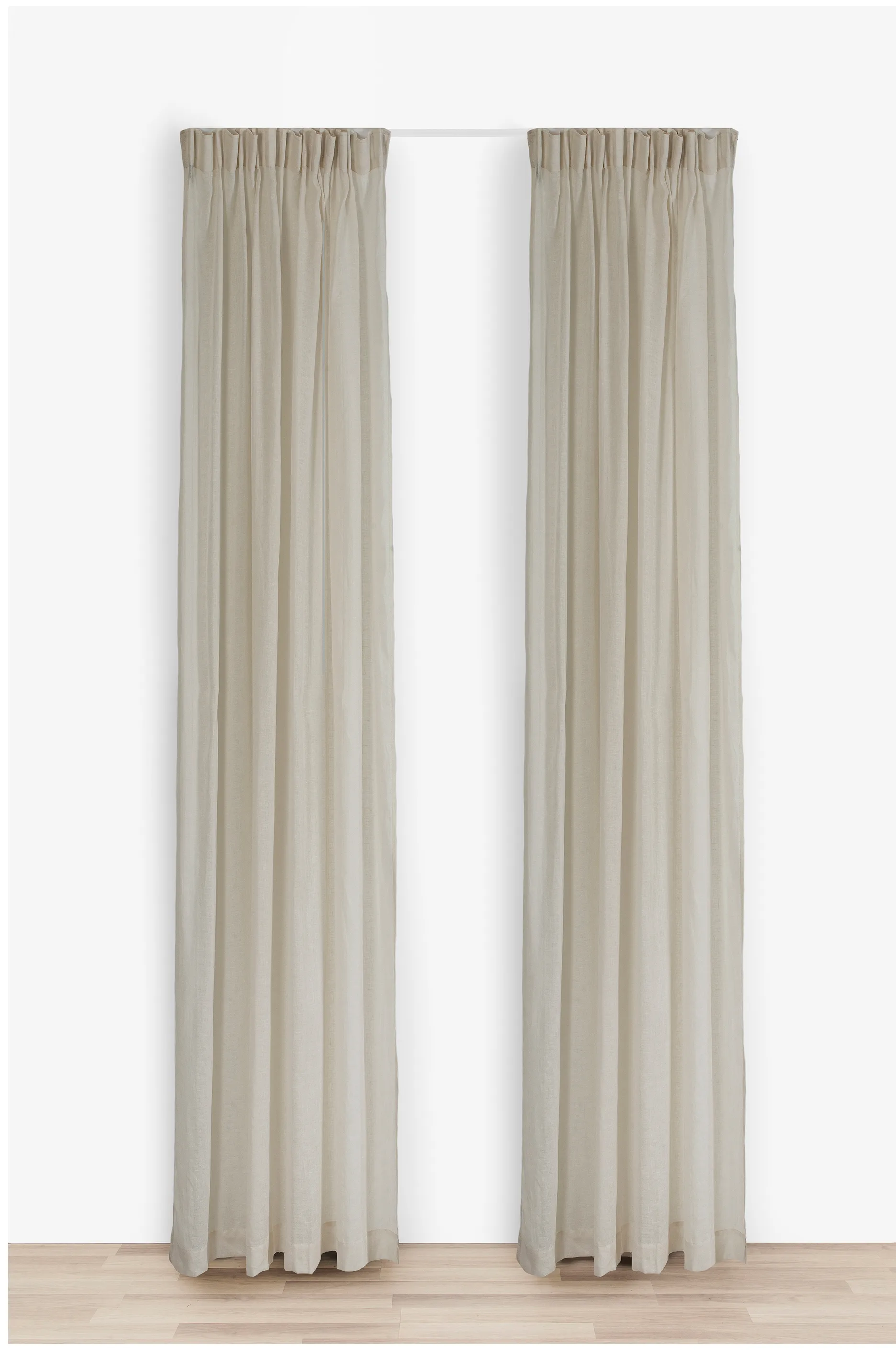 Skylight gardin med rynkebånd 140x290 cm, Fog Himla