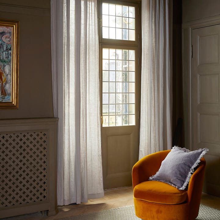 Skylight gardin med rynkebånd 140x290 cm, Hvid Himla
