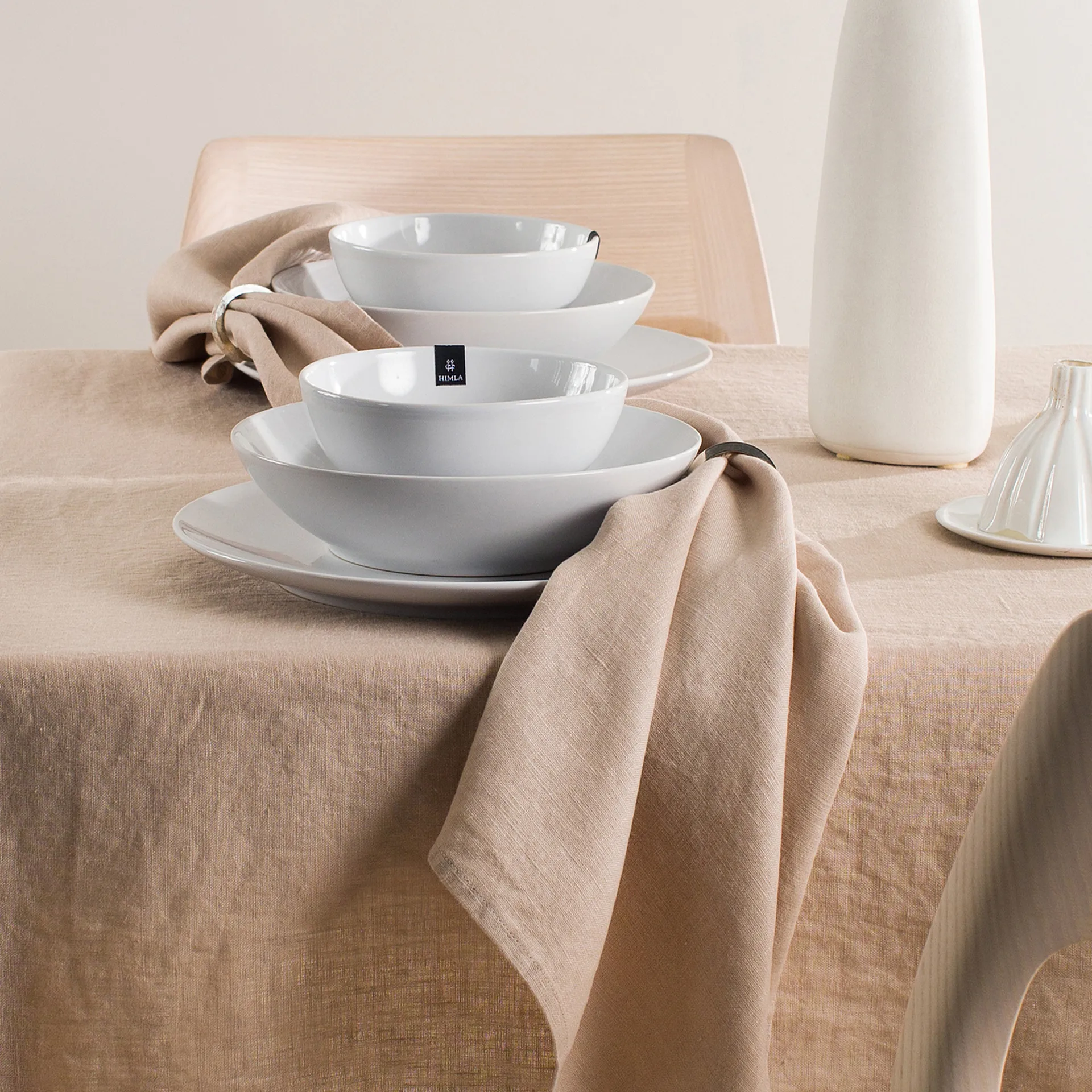 Sunshine serviet 4-pak, Mind (beige) Himla