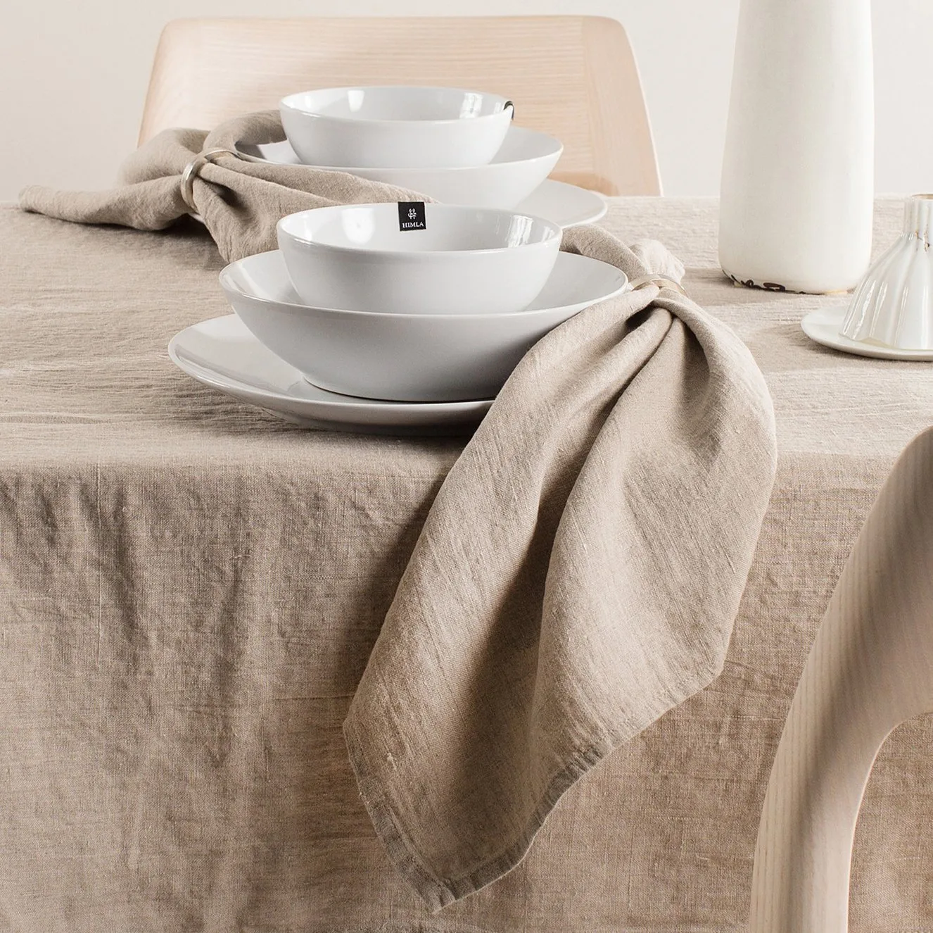 Sunshine serviet 4-pak, natural (beige) Himla