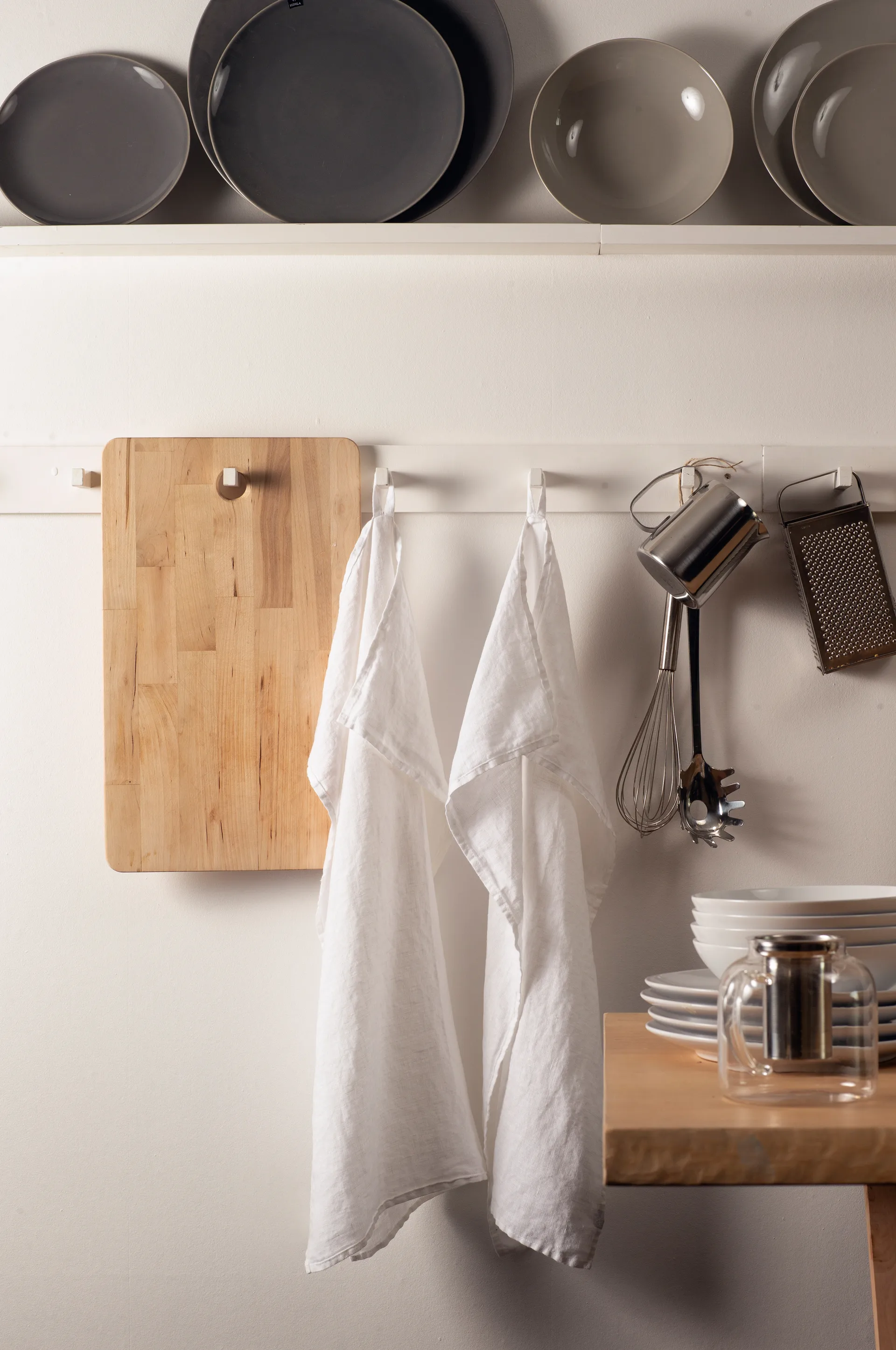 Sunshine viskestykke 2-pak, White Himla