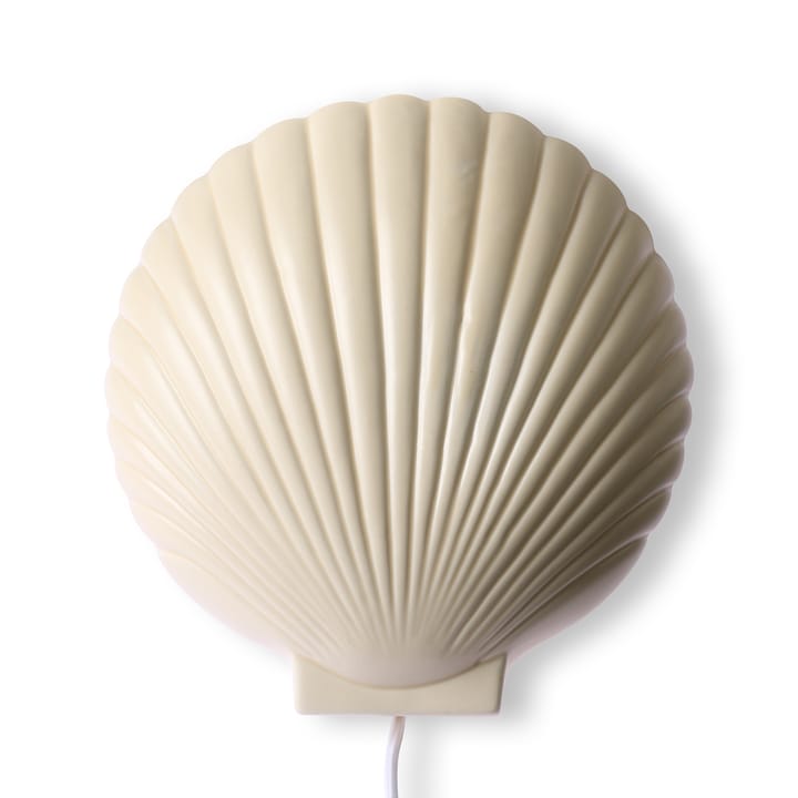 HKliving Shell væglampe - Pastelgul - HK Living