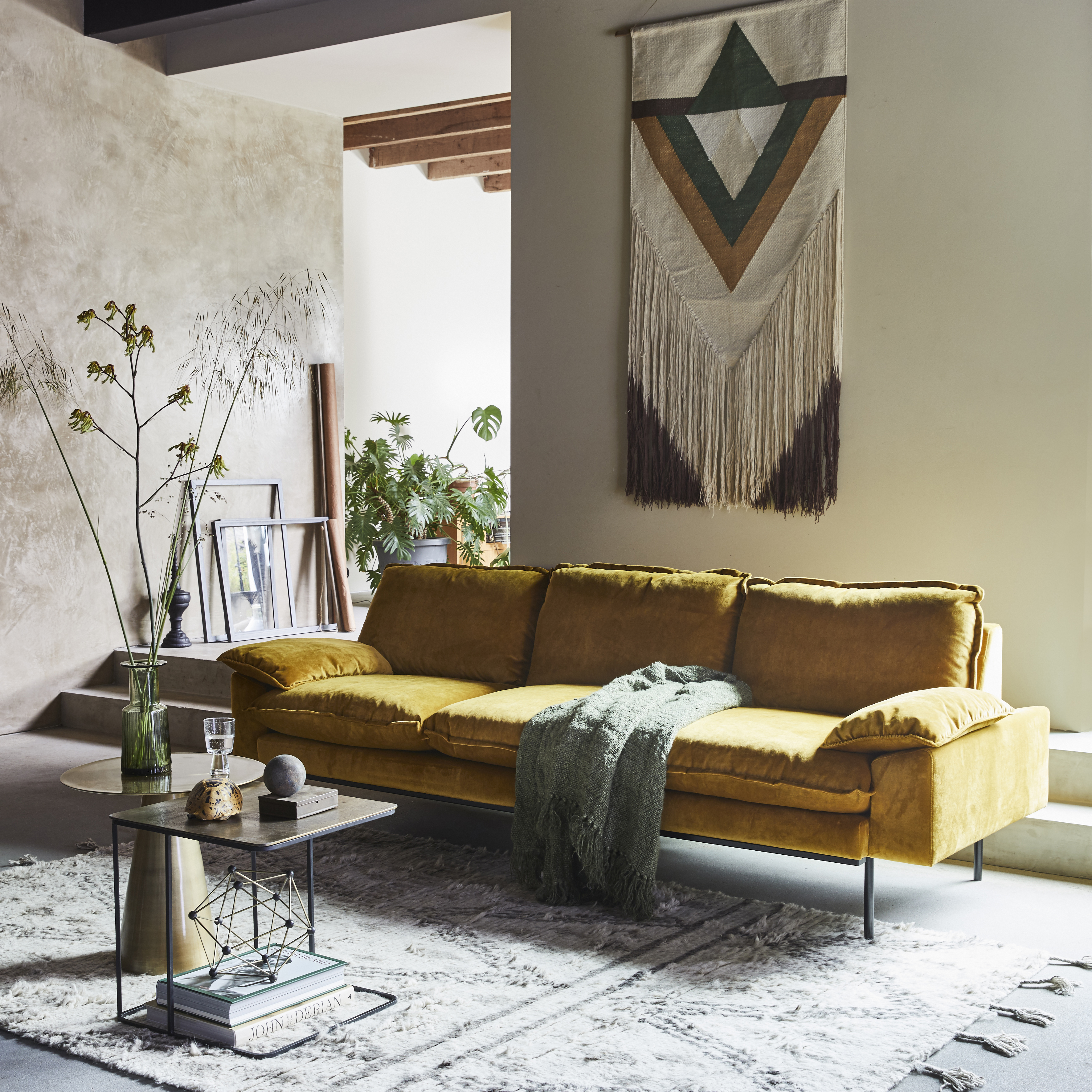 Retro 3-personers HK Living -