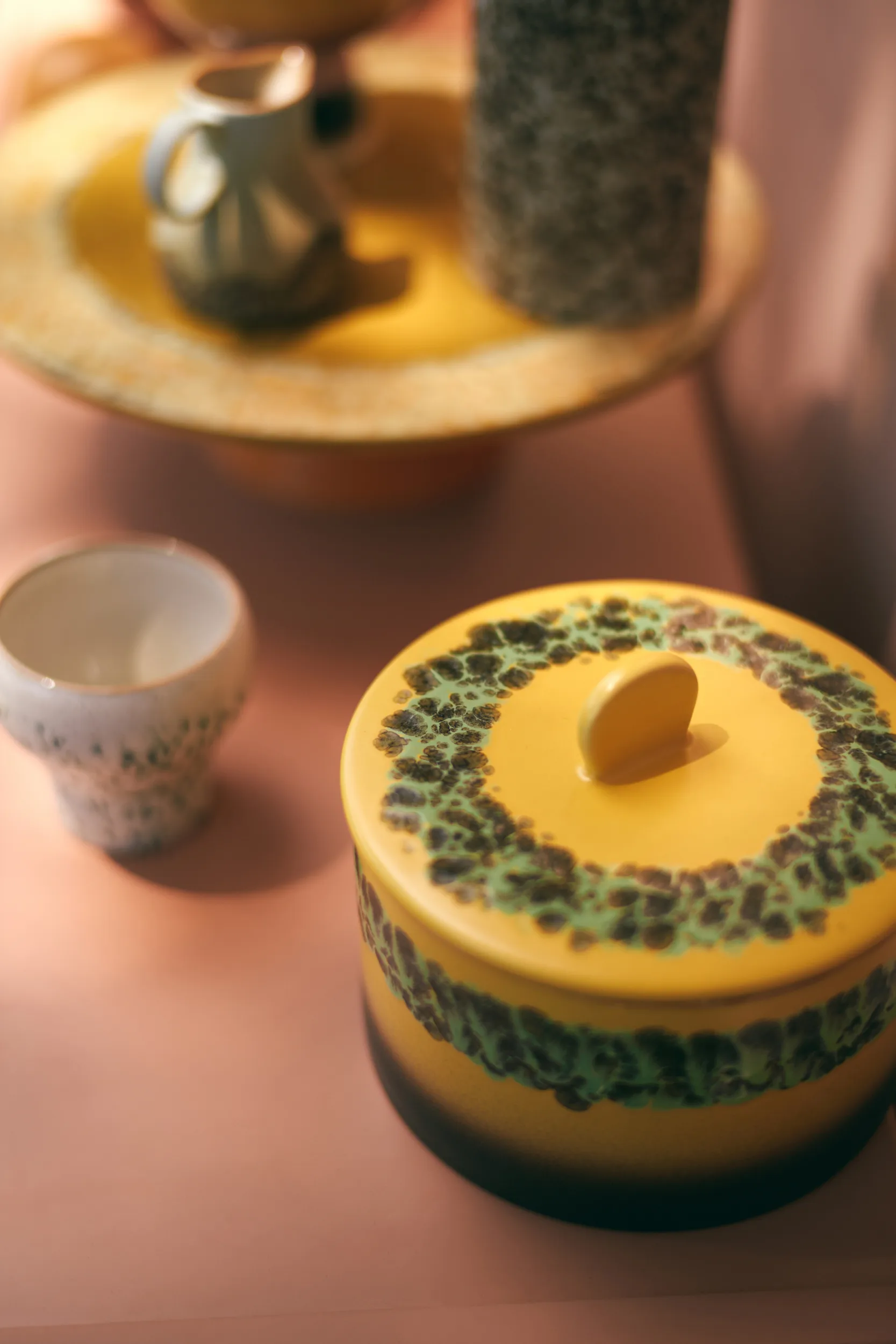 70's cookie jar kagedåse Ø17 cm, Kelp HKliving