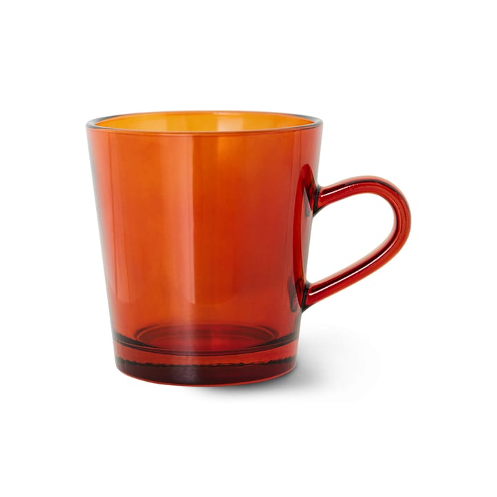 70's glassware kaffekop 20 cl 4-pak - Amber brown - HKliving