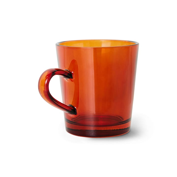 70's glassware kaffekop 20 cl 4-pak - Amber brown - HKliving