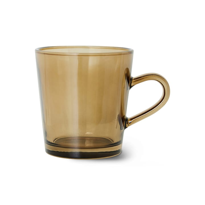 70's glassware kaffekop 20 cl 4-pak - Mud brown - HKliving