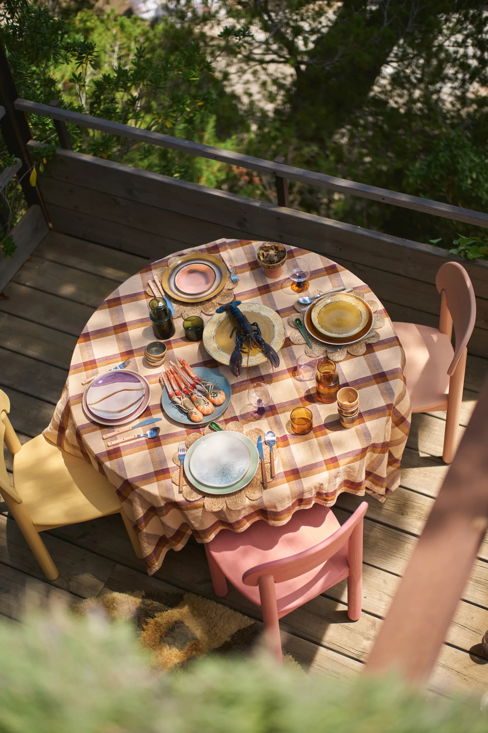 70's lille skål 4-pak, Marine HKliving