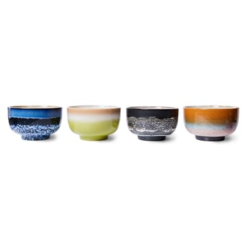 70's skål Ø13,5 cm 4-pak - Groovy - HKliving