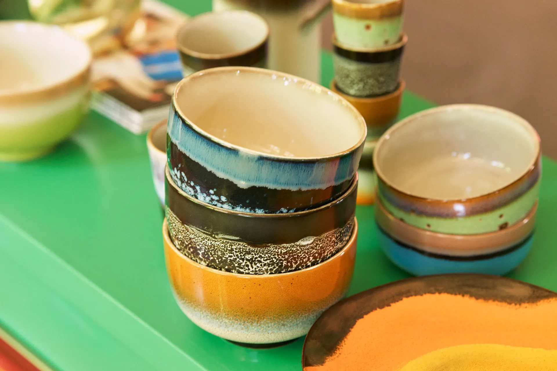 70's skål Ø13,5 cm 4-pak, Groovy HKliving