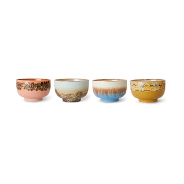 70's skål Ø13,5 cm 4-pak - Seabreeze - HKliving