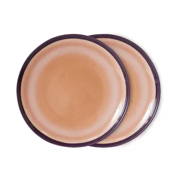 70's tallerken Ø27,5 cm 2-pak - Bedrock - HKliving