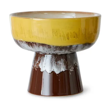 70's tapasskål på fod L Ø12,5x11 cm - Creek - HKliving