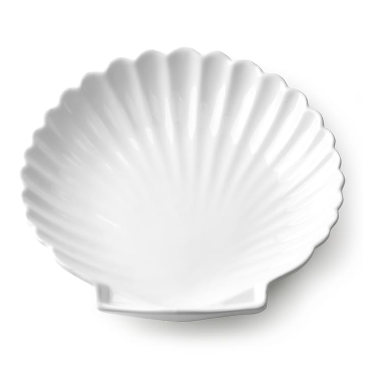 Athena Shell serveringsfad 20 cm - Hvid - HKliving