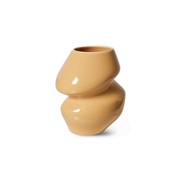 Ceramic organic vase small 19 cm - Cappuccino - HKliving