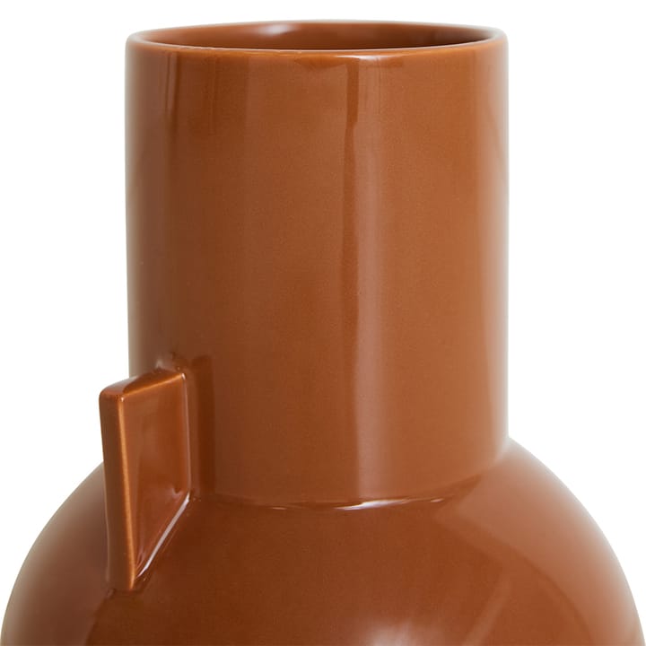 Ceramic vase small 26 cm, Caramel HKliving