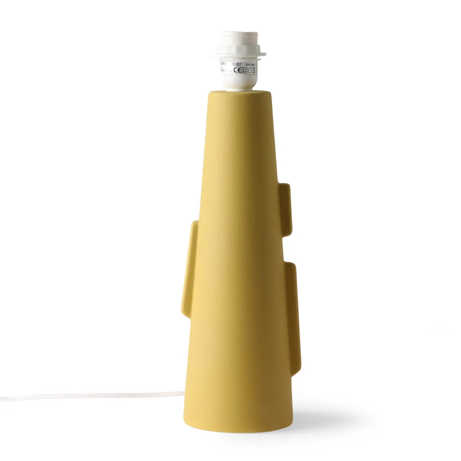 Cone lampfod S med Håndtag 11x38,5 cm, Grøngul HKliving