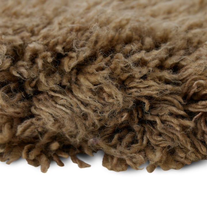 Fluffy tæppe rundt, Ø150 cm, sage HKliving