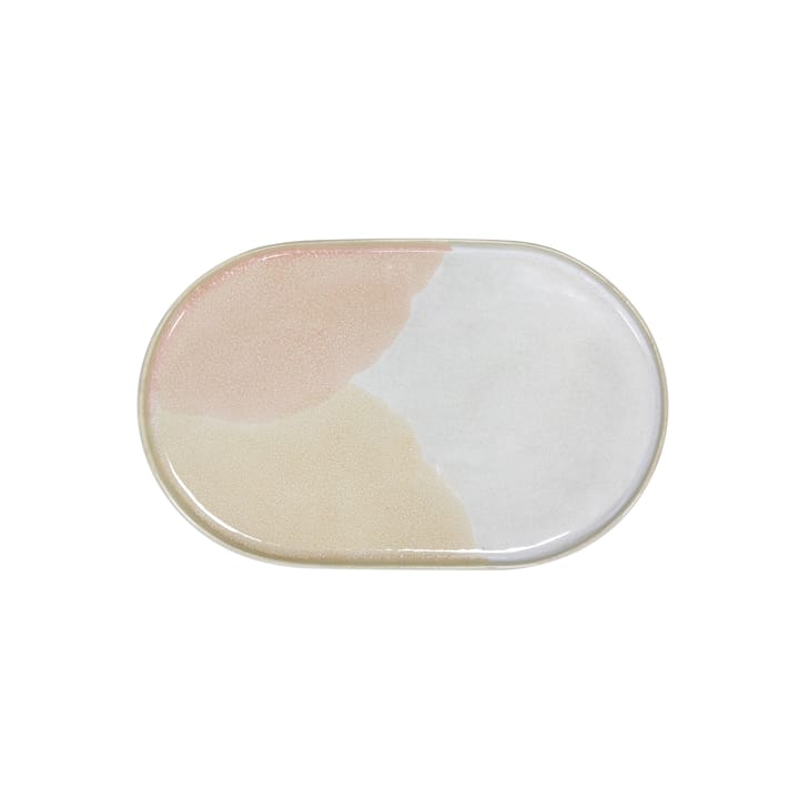 Gallery Ceramics oval tallerken - Lyserød/Nude - HKliving